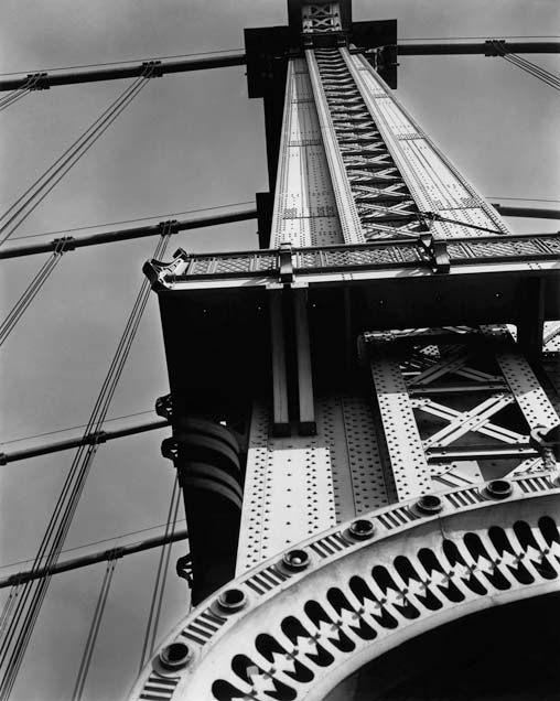 Manhattan Bridge Looking Up, New York, 1936